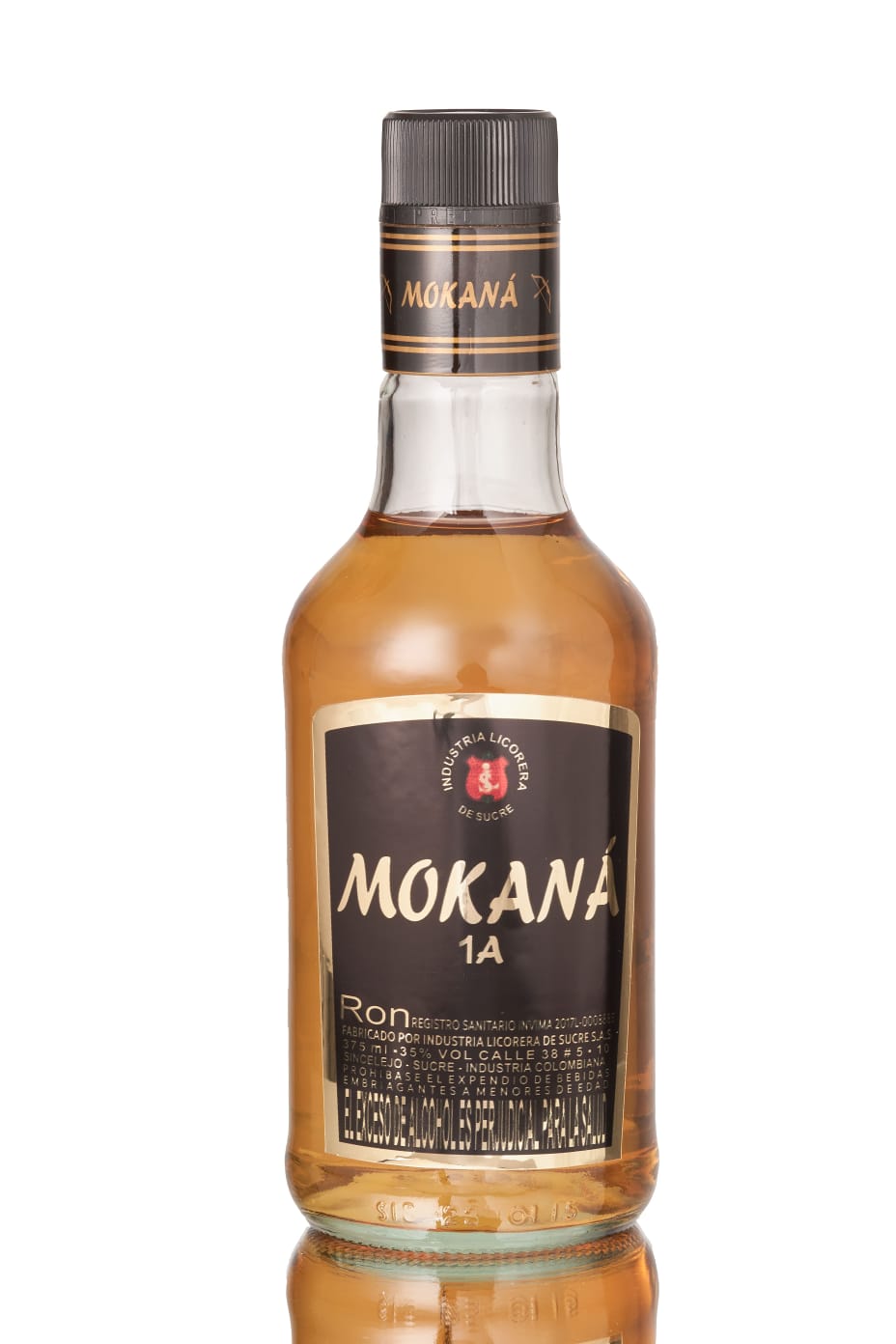 Botella de Aguardiente Mokana