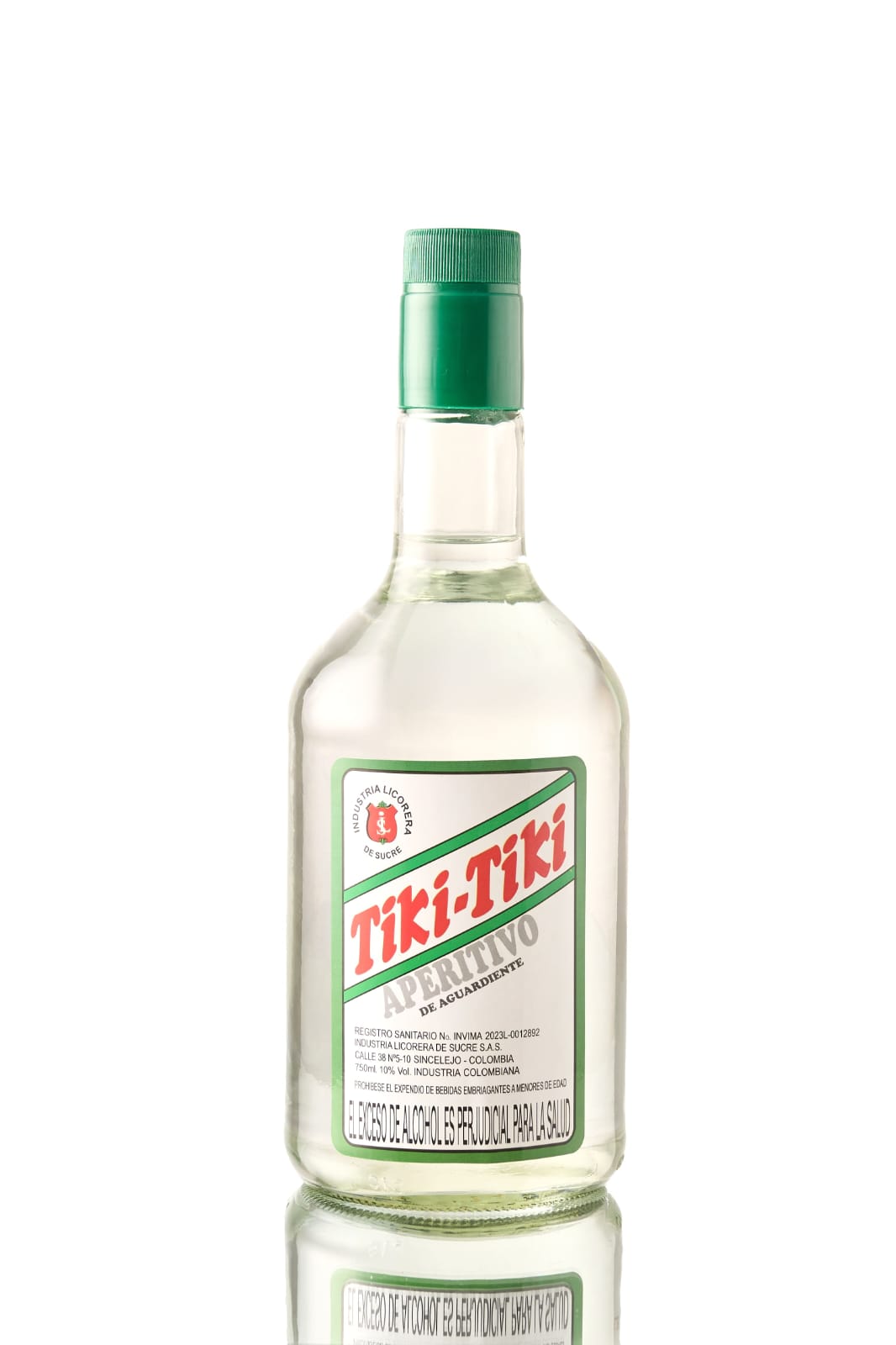 Botella de Aguardiente Tiki-Tiki